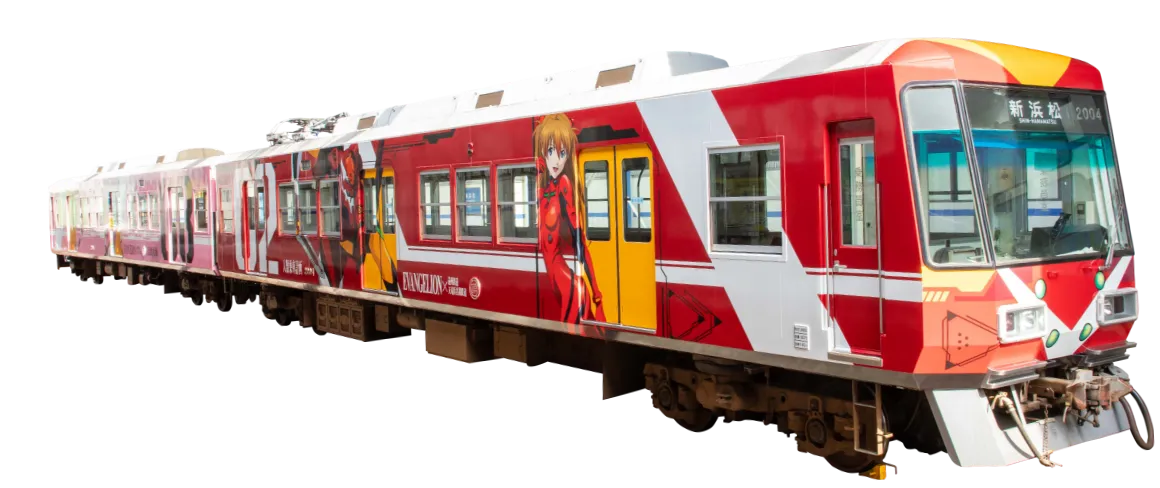 2号機ラッピング電車
